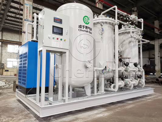 تولید کننده اکسیژن صنعتی فشار 0.3-0.4Mpa برای ساختار فشرده آبزیان