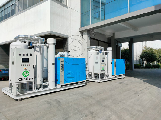 ژنراتور اکسیژن 132 Nm3 / Hr PSA انسانی برای عملیات حرارتی